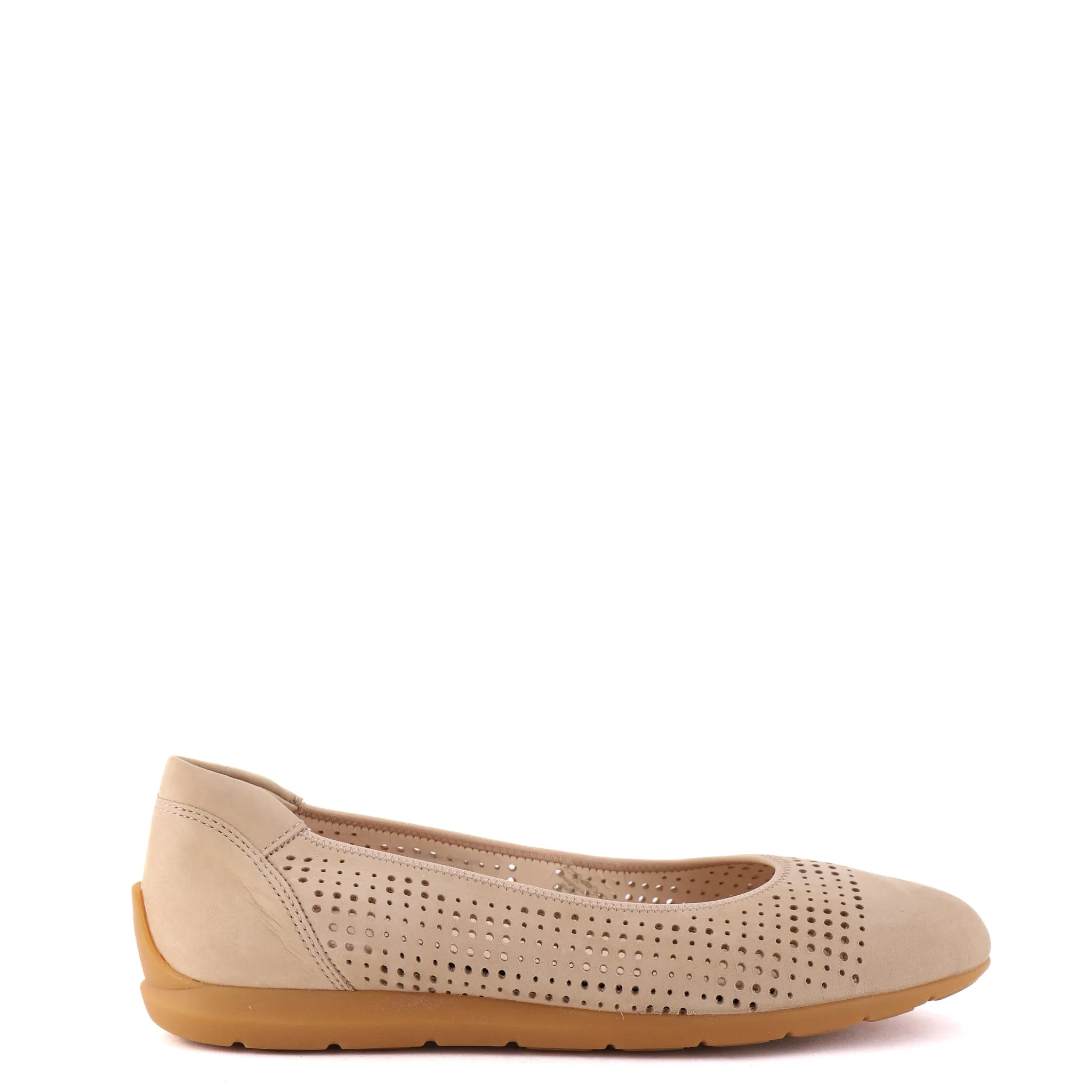 Sky View Comfortable Walking Flats 13308 Sand Nubuck