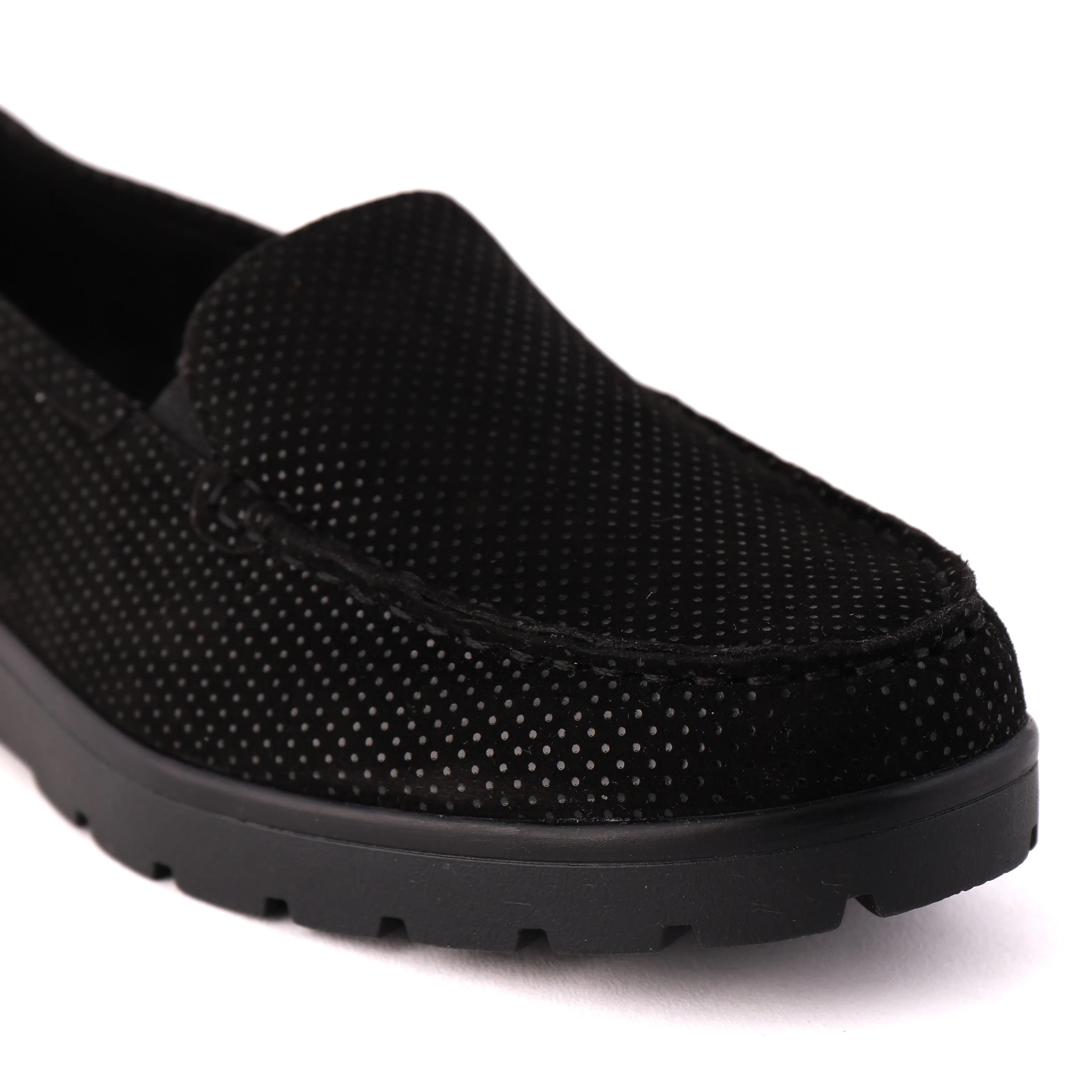 Casual Style Comfortable lining 14803 Black Suede Shimmer