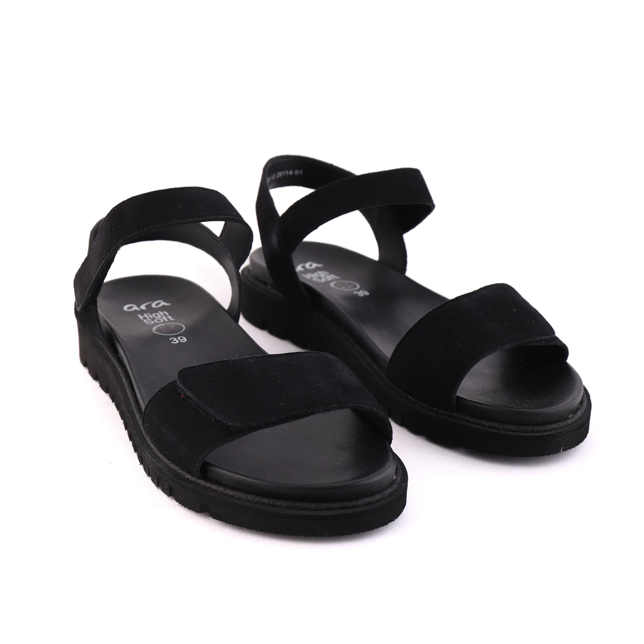 Toe Post Design 28114 Black Suede