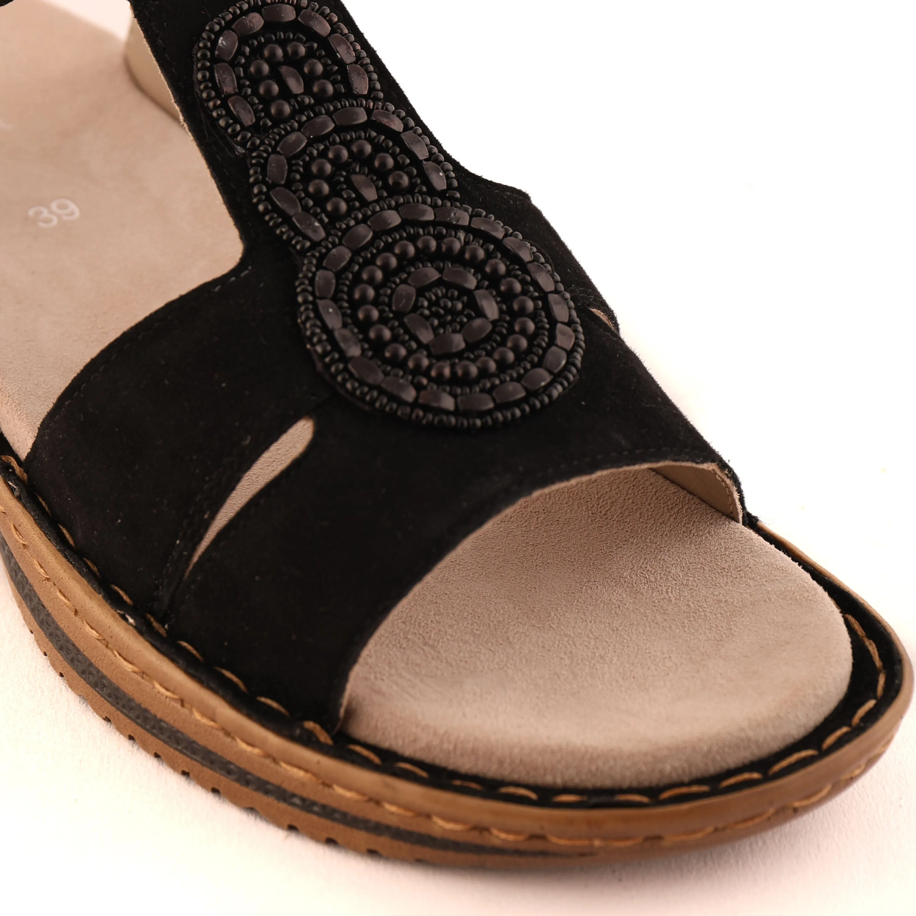 Flexible Midsole Timeless Comfort 29008 Black Suede
