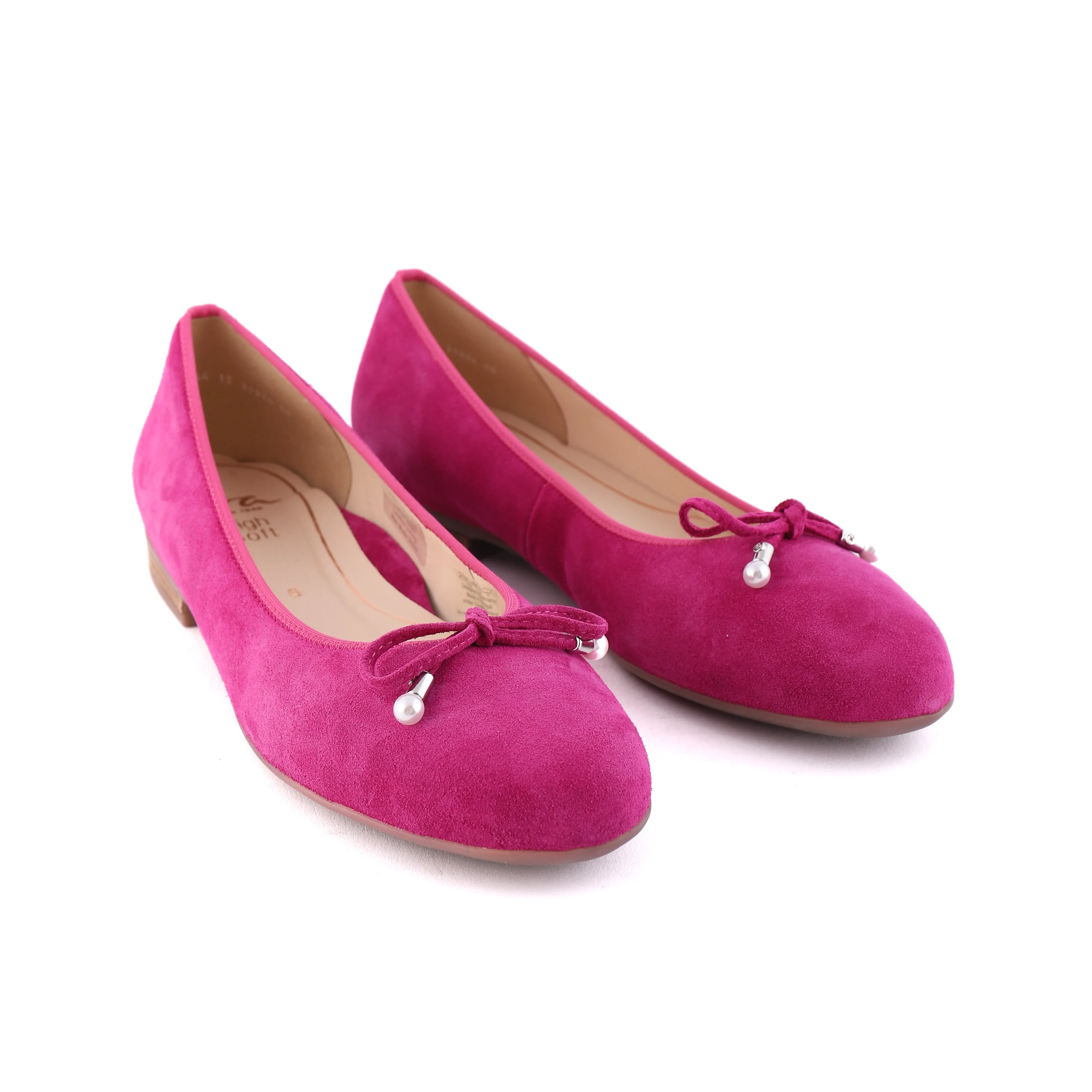 Wide Base Joy Step 31324 Fuchsia Suede
