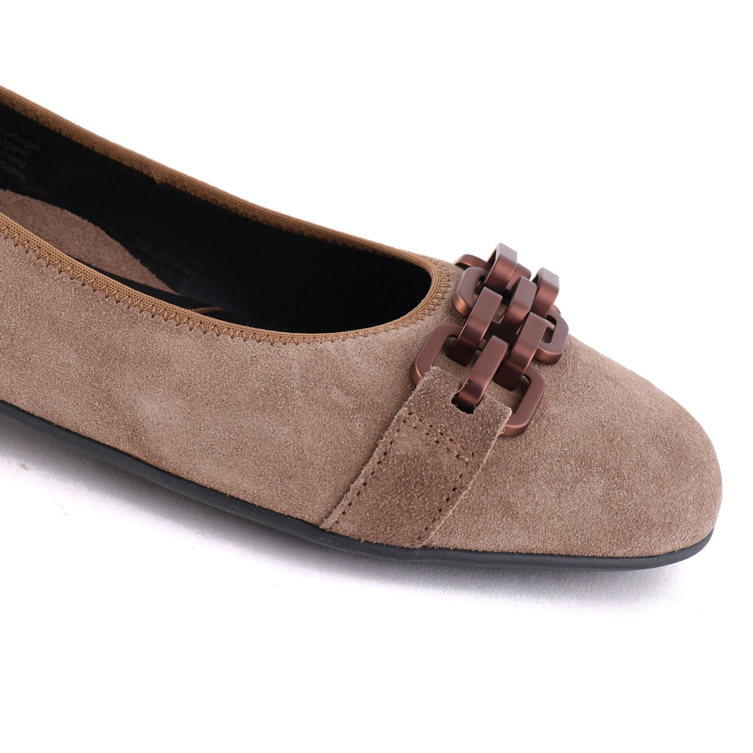 31327 Sesame Suede All-Day Comfortable Shoes Garden Path