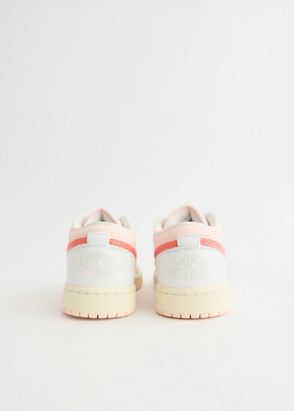 Women's Air Jordan 1 Low 'Strawberry Milkshake' Sneakers Train Step