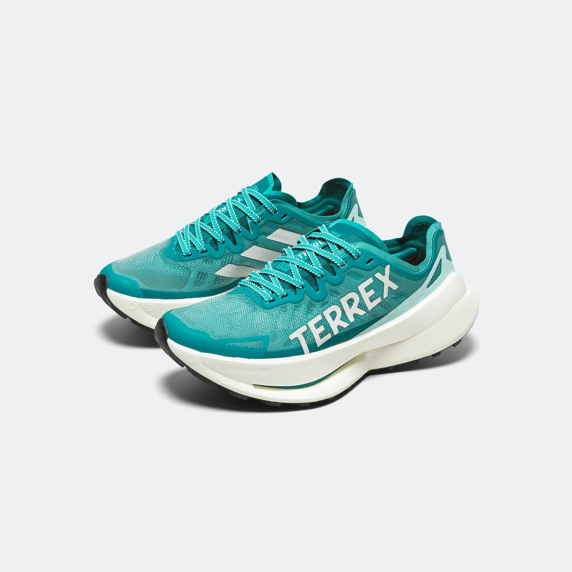 Womens Terrex Agravic Speed Ultra - Pure Teal/Grey One/Semi Flash Aqua Breath Panel Padded Tongue