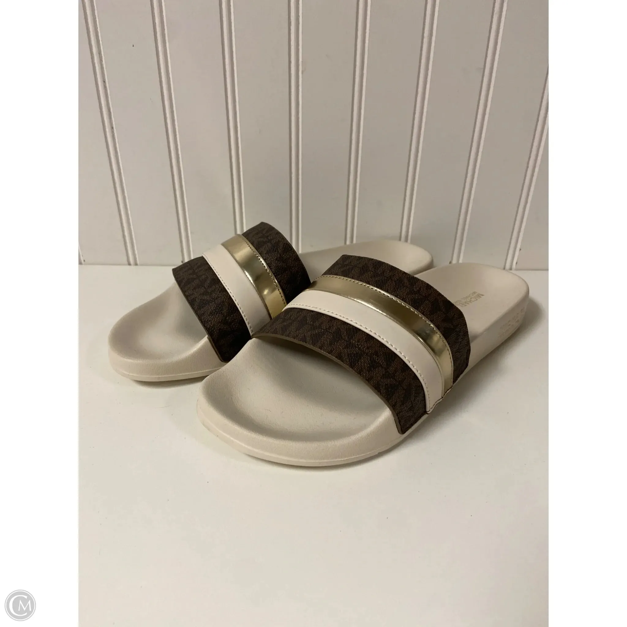 Sandals Flats By Michael By Michael Kors In Cream, Size: 9 Harbor Step