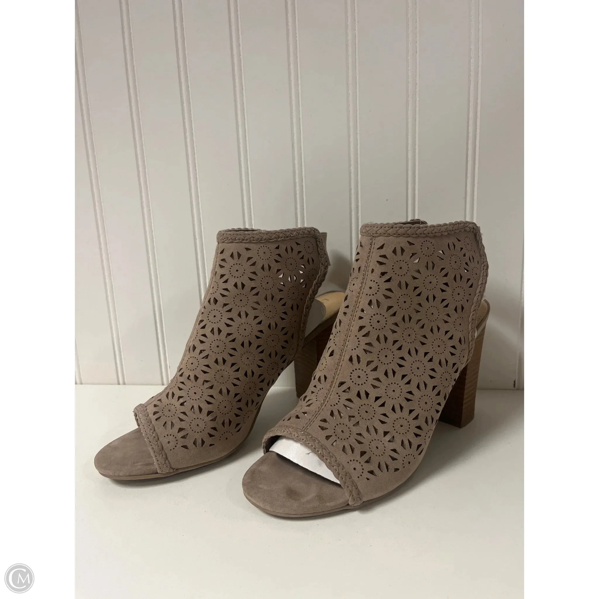 Shoes Heels Block By Lc Lauren Conrad In Taupe, Size: 8.5 Soft Focus