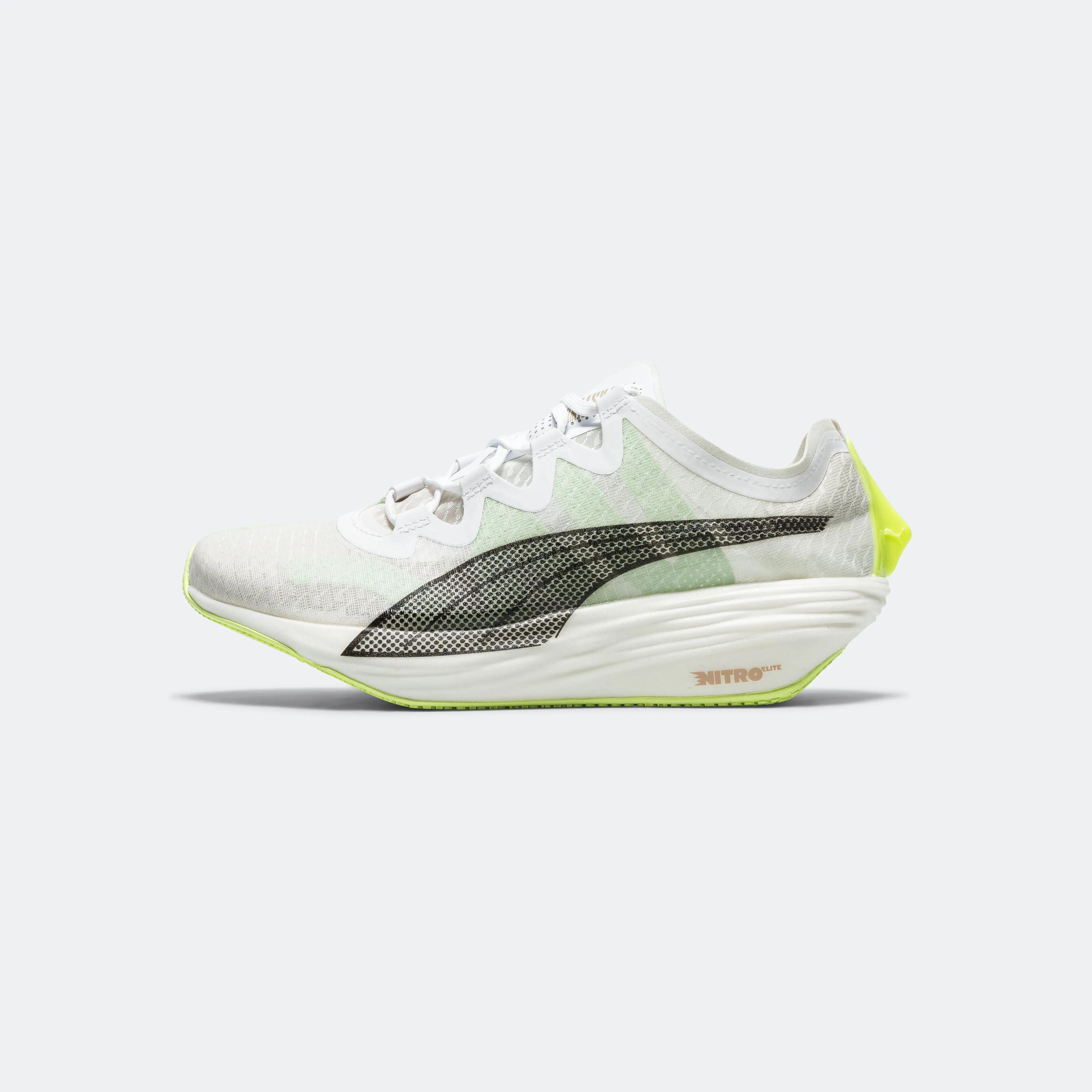 Cushioned Womens Fast-FWD Nitro Elite 'Run 75' - White