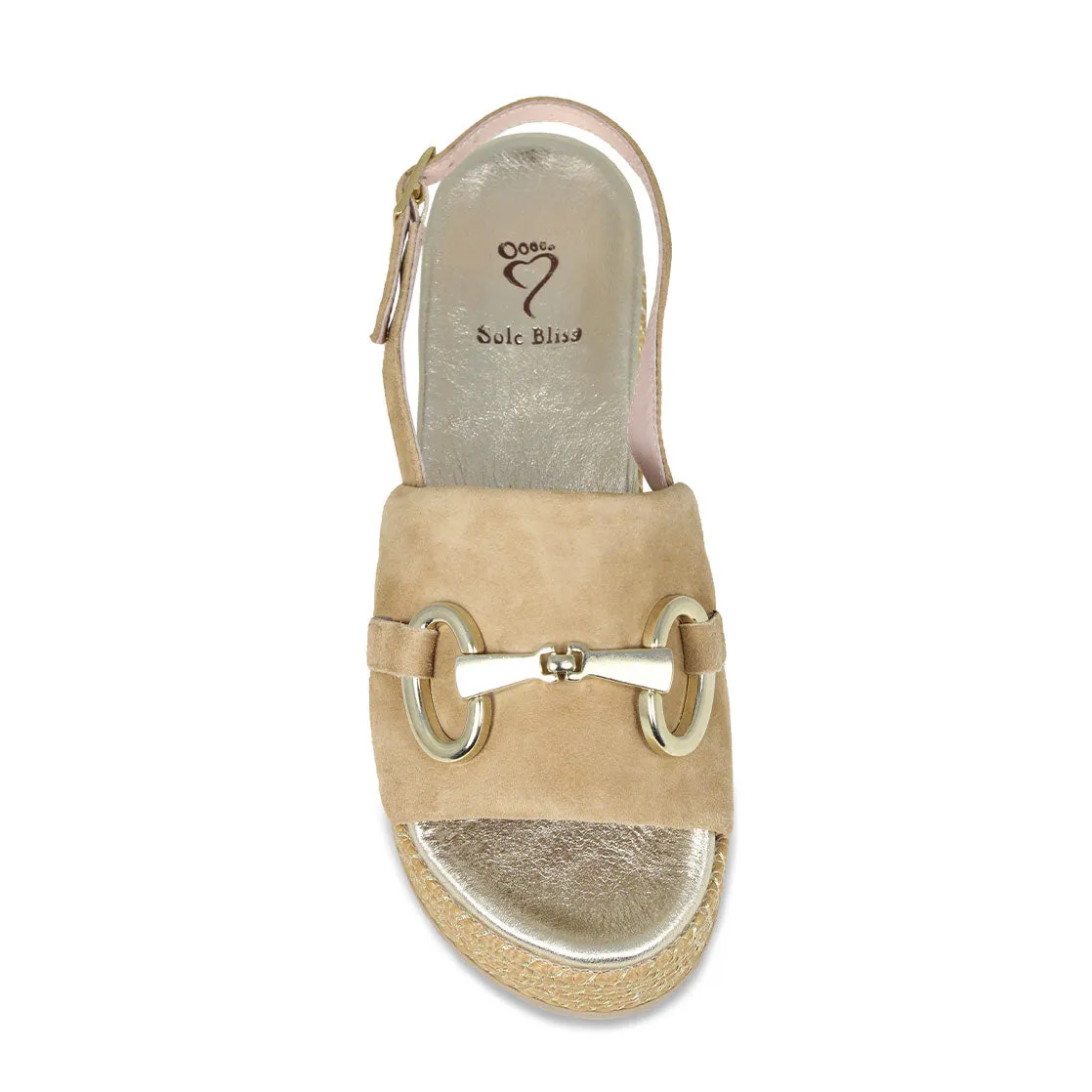 Molded Arch Support Bree: Camel Suede