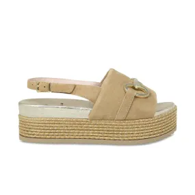 Elastic Sides Comfort Technology Bree: Camel Suede