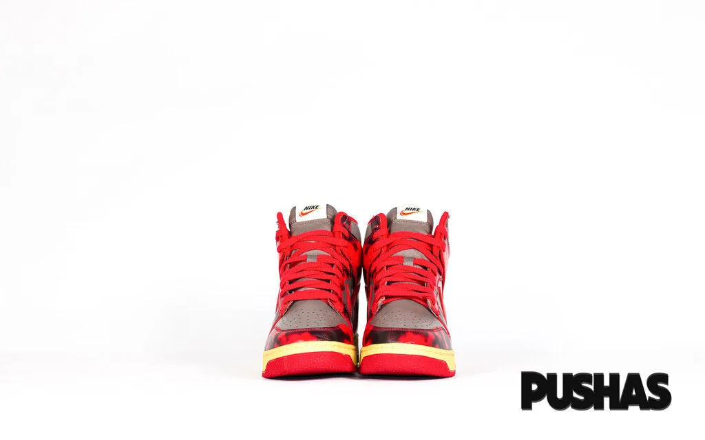 Gel Infused Layer Dunk High 1985 'Red Acid Wash'