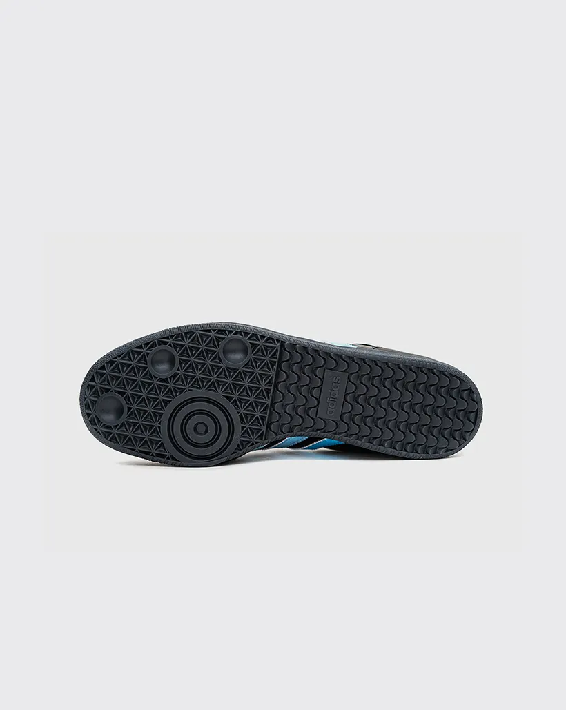 Air Cushion Adidas Black Sheep x CLTFC Samba Shoe - Black/Blue