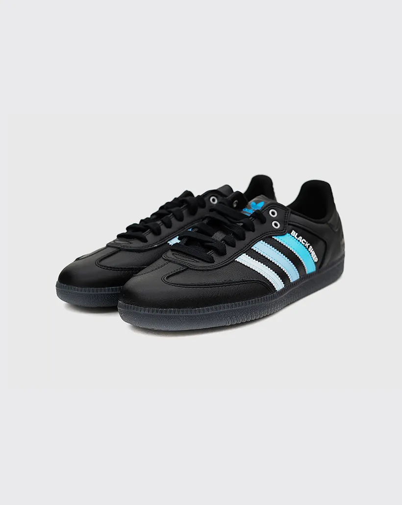 Adidas Black Sheep x CLTFC Samba Shoe - Black/Blue Comfortable Arch Cushion Breathable Upper