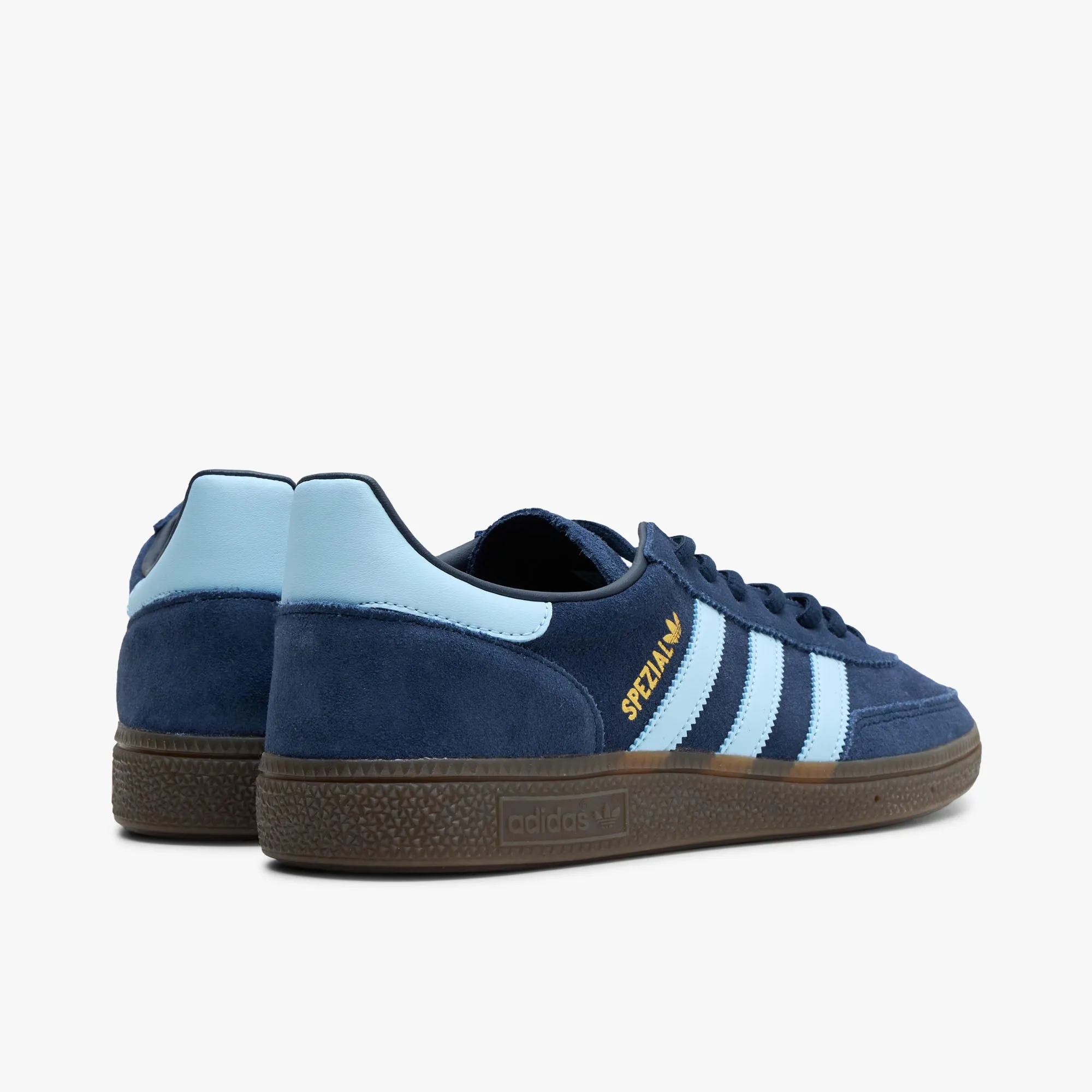 Play Step Durable Stitching Technique adidas Originals Handball Spezial Collegiate Navy / Clear Sky - Gum