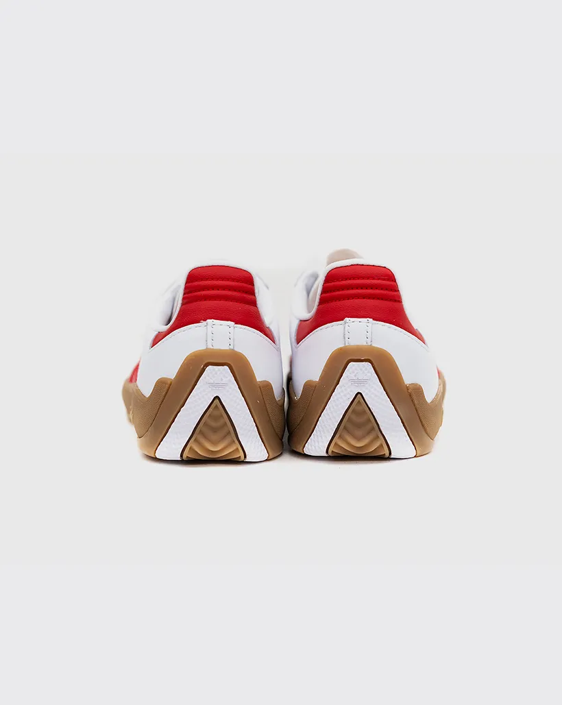 Smooth glide Morning Step Adidas Puig Samba - White/Scarlet/Gum