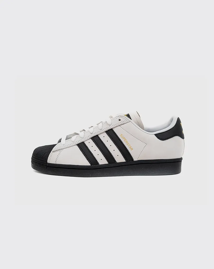 Oxford Style Adidas Superstar ADV Shoe - Crystal White/Black