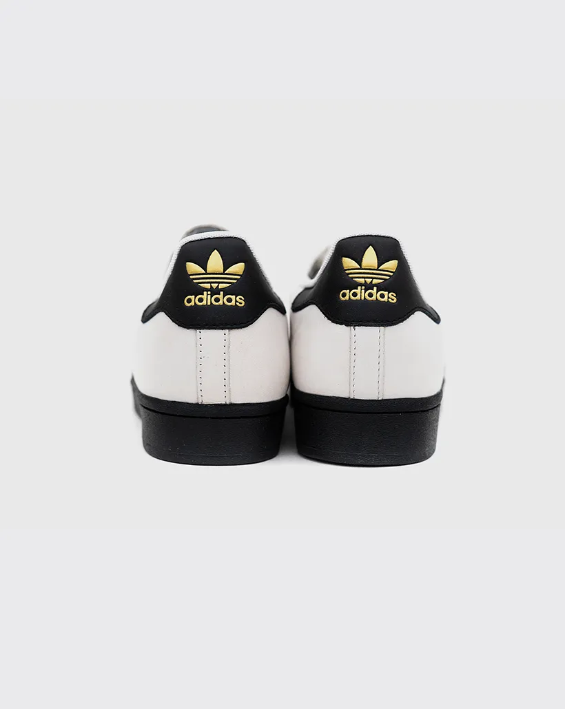 Adidas Superstar ADV Shoe - Crystal White/Black Work Day Walk-Ready Shoes