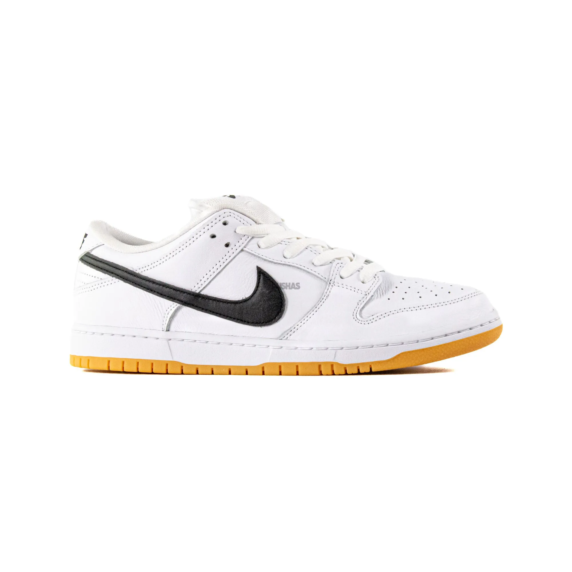 Nike SB Dunk Low 'White Gum' (2023) Reinforced Achilles Pad Durable Upper Material
