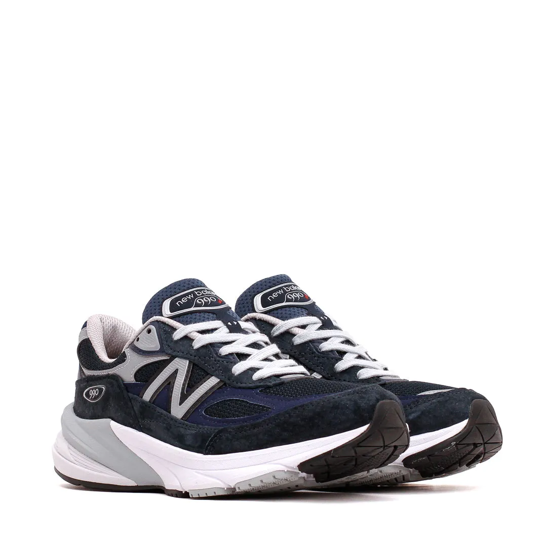 New Balance Women 990v6 Navy W990NV6 Vertical Flex Channels