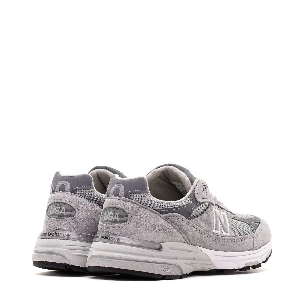 Comfort Cuffs running shoes for tempo runs New Balance 993 Made in USA Grey Women WR993GL