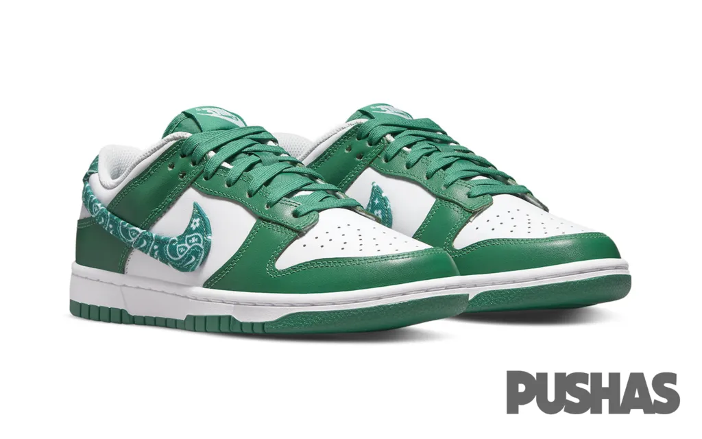 Dunk Low 'Essential Paisley Pack Green' Women's (2022) Custom Feel