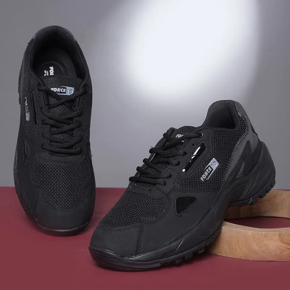 circuit - training running shoes Force 10 By Liberty Men Sports Running Shoes - Black (NORWAY-5)