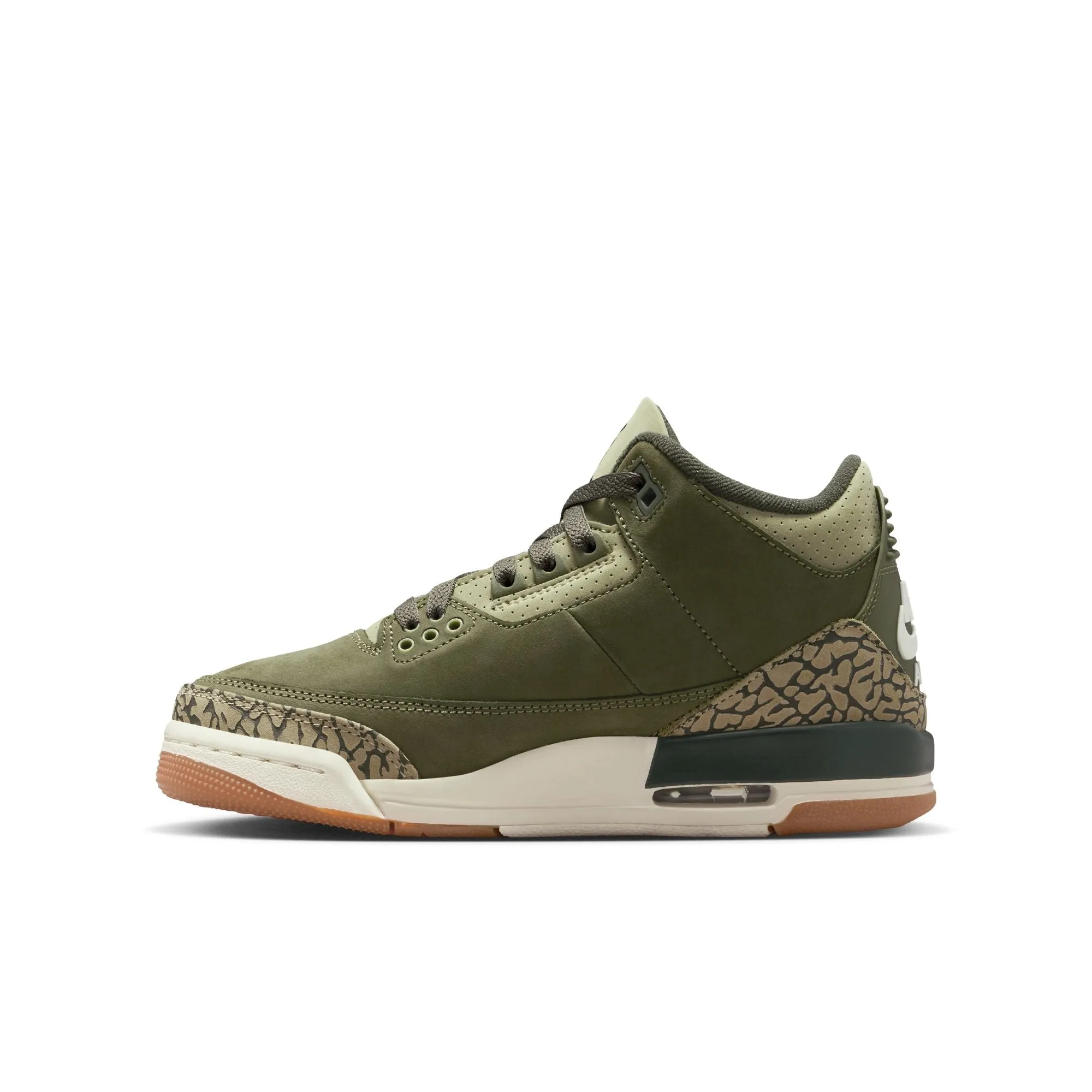 Air Jordan 3 Retro (GS) All Terrain Traction Orthotic Friendly Design