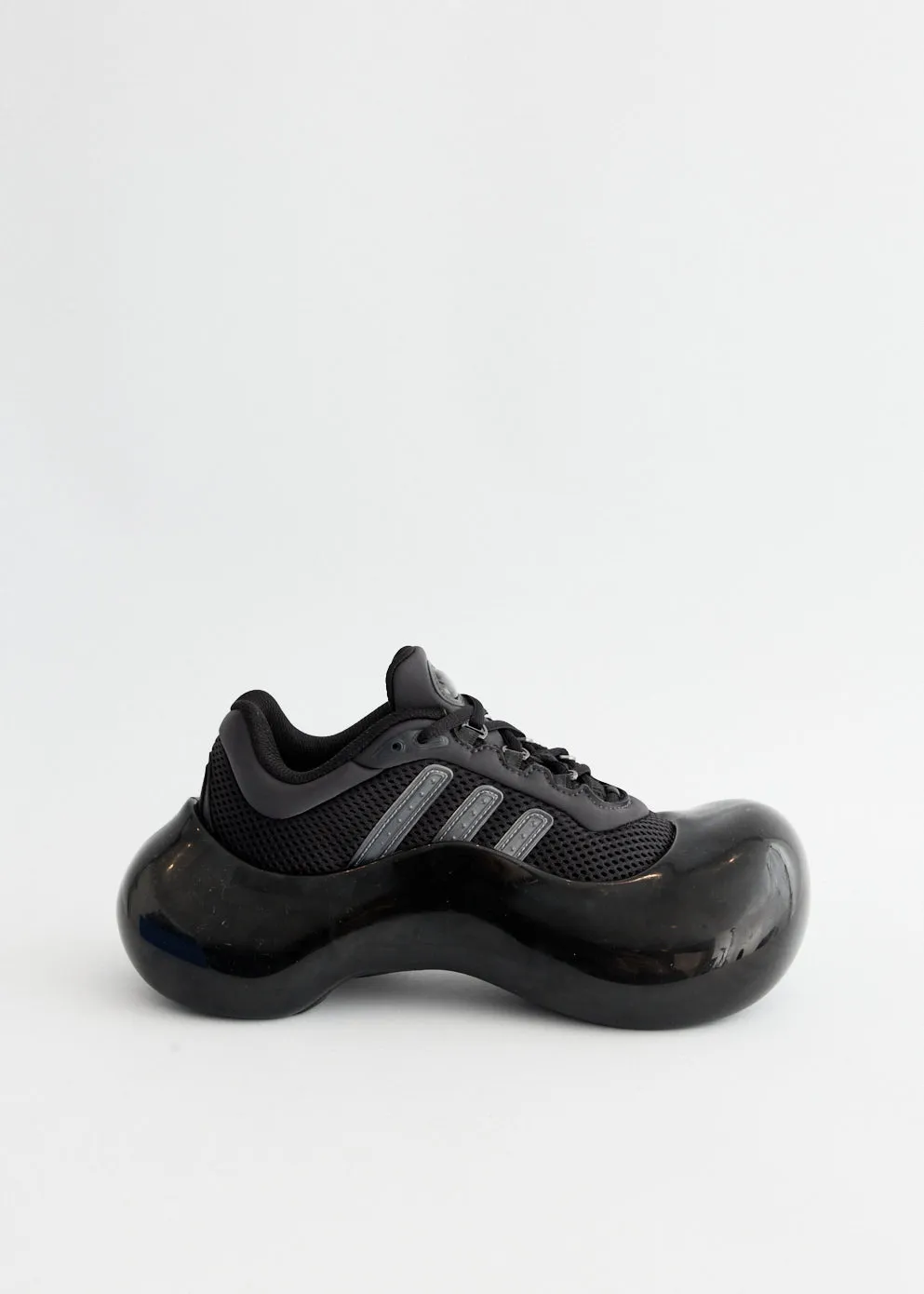 x Avavav Women's Moonrubber Megaride 'Core Black' Sneakers Comfortable Event Step