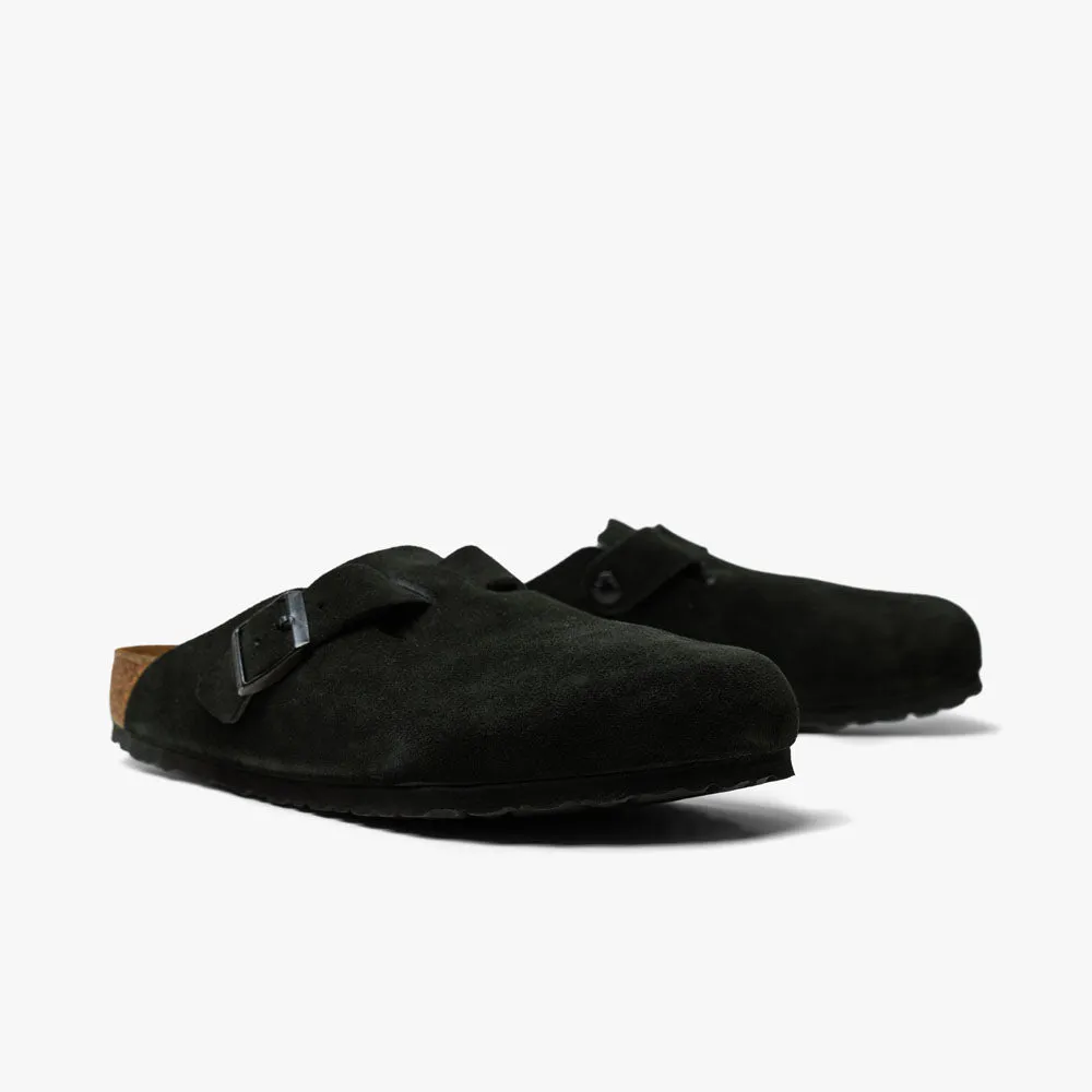 Trail Hike Birkenstock Boston Suede / Black