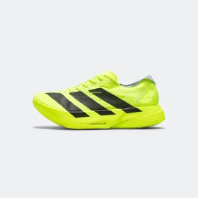 Mens Adizero Adios Pro 4 - Lucid Lemon/Core Black-Halo Silver Warm Interior Everyday Routine