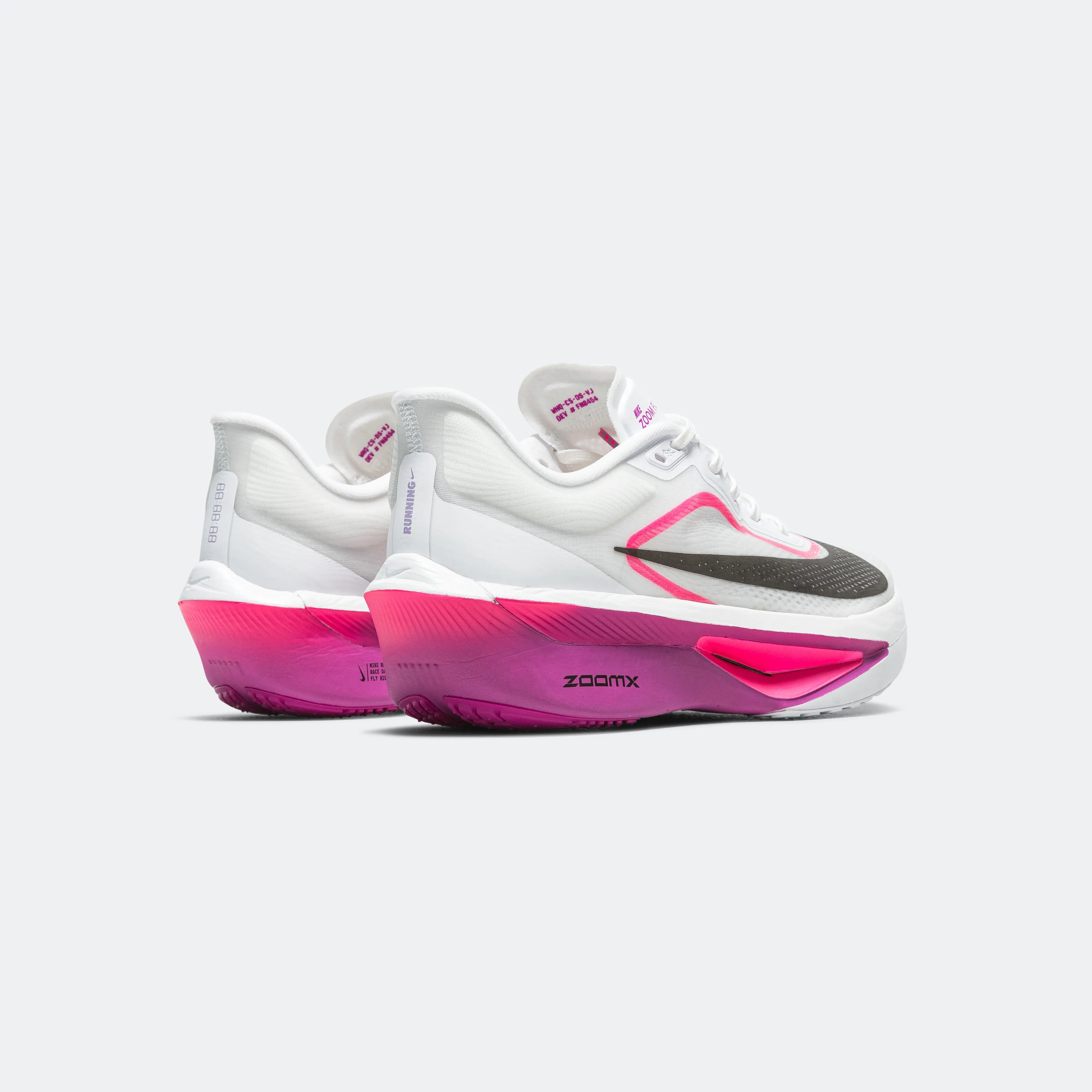 Ready Wear Leaf Walk Mens Zoom Fly 6 - White/Vivid Grape/Hyper Pink/Black