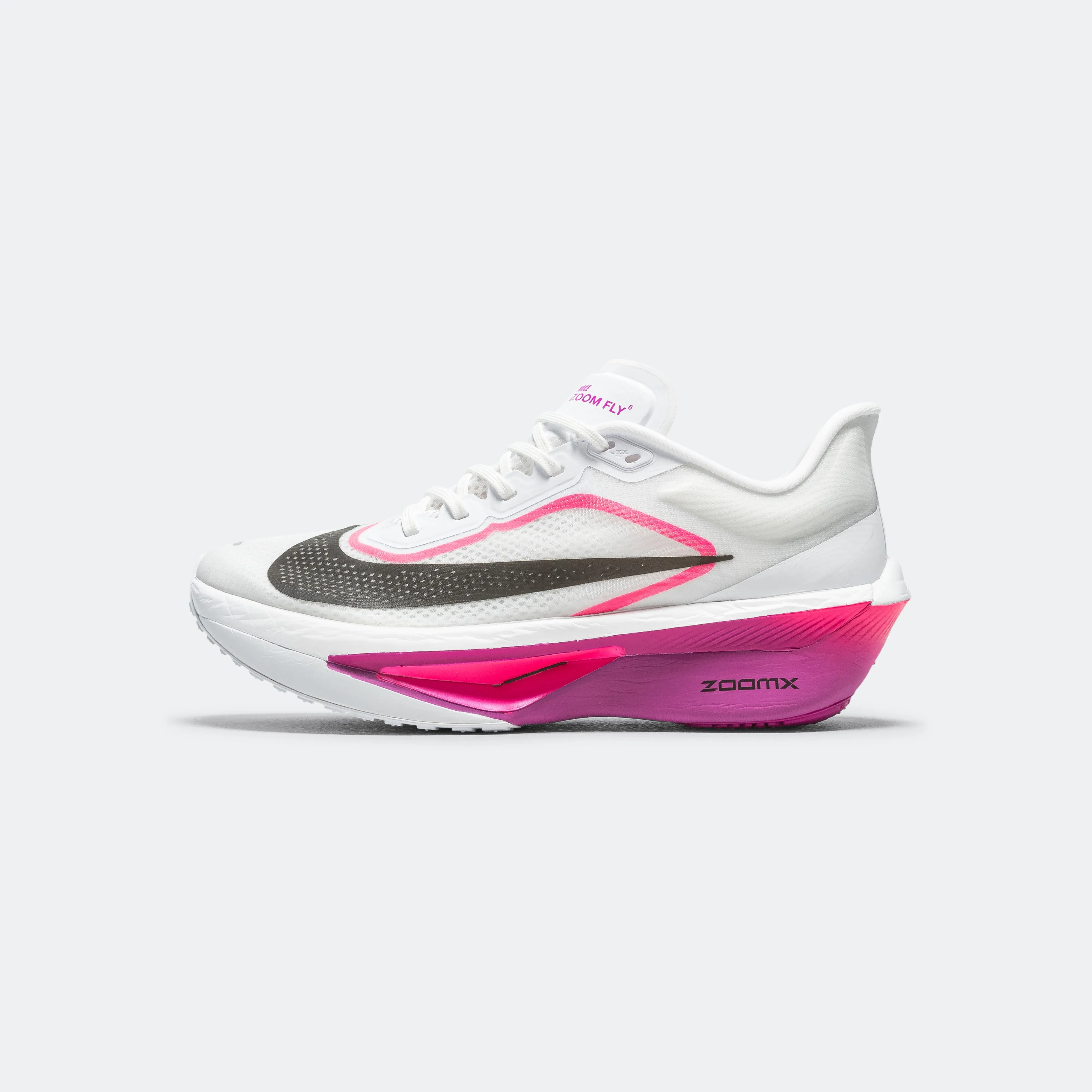 Spring Ready Pastel tone Mens Zoom Fly 6 - White/Vivid Grape/Hyper Pink/Black