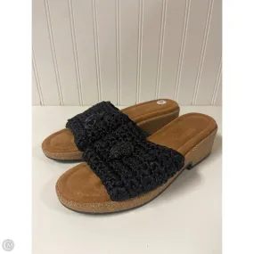 Sandals Designer By Kurt Geiger In Black & Brown, Size: 9.5 Modern Movement