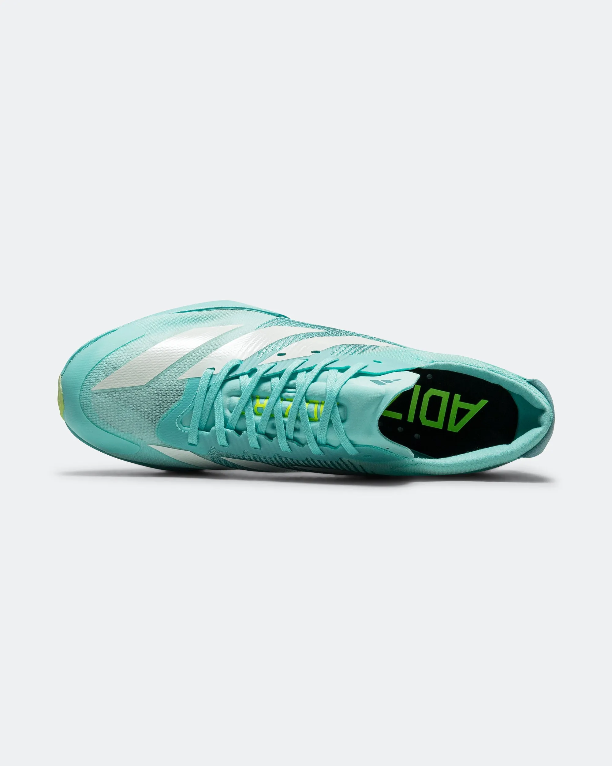 Slip Easy Adizero Finesse - Flash Aqua/Zero Metallic-Lucid Lemon