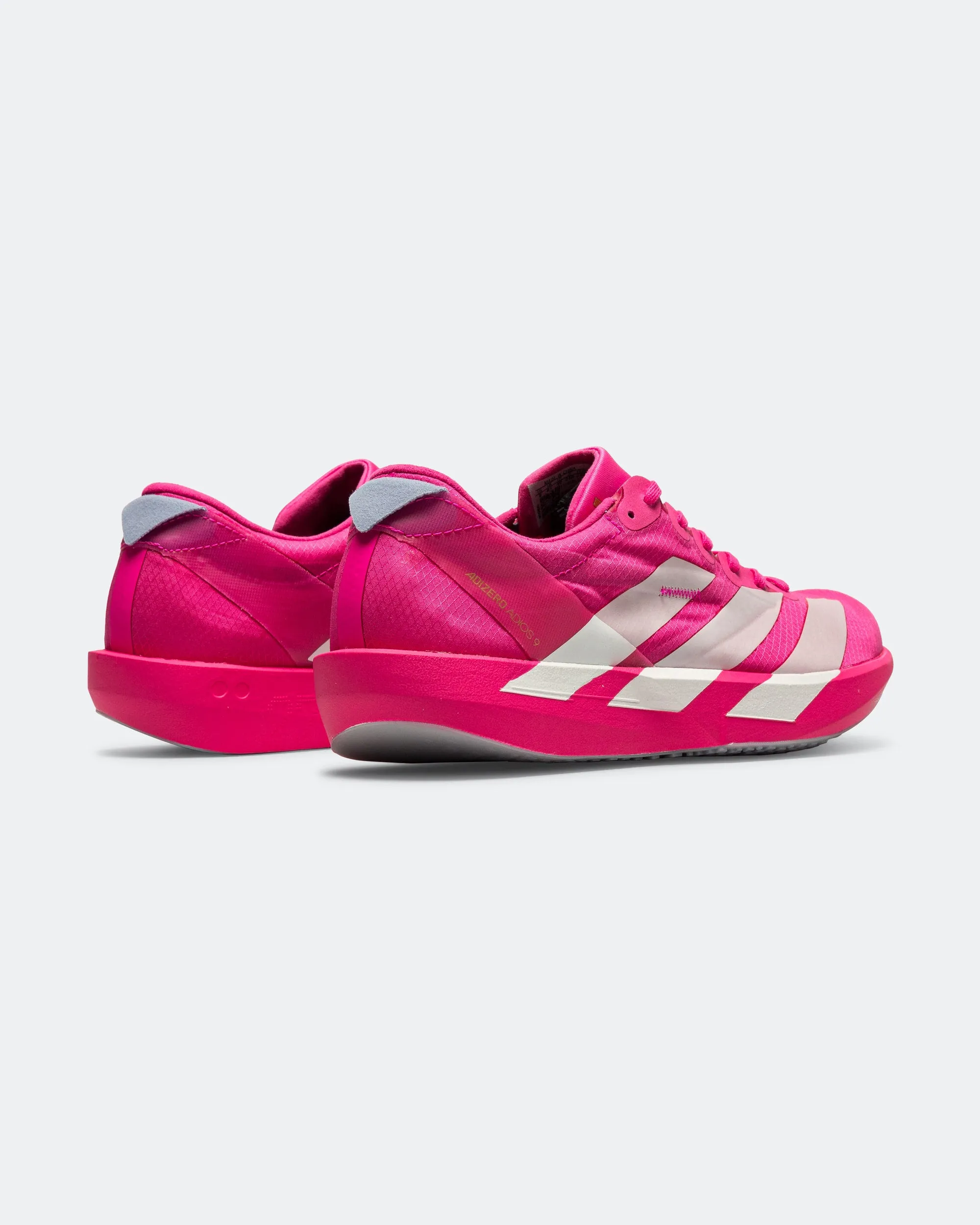 indoor mode Mens Adizero Adios 9 - Shadow Pink/Zero Metallic-Silver Violet