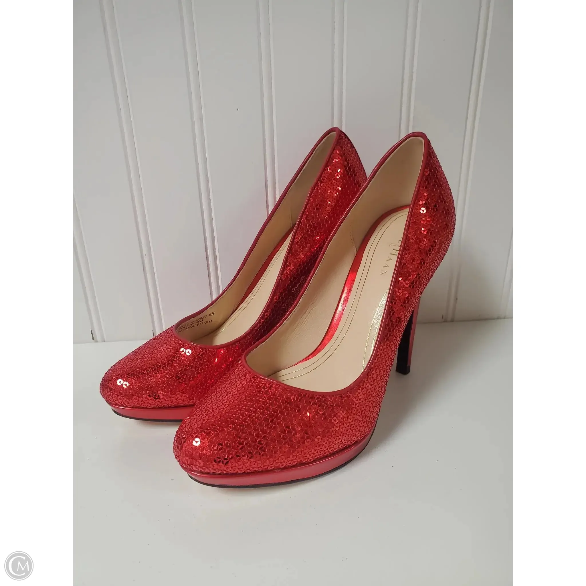 Shoes Heels Platform By Cole-haan In Red, Size: 6 Family Meet Comfy All
