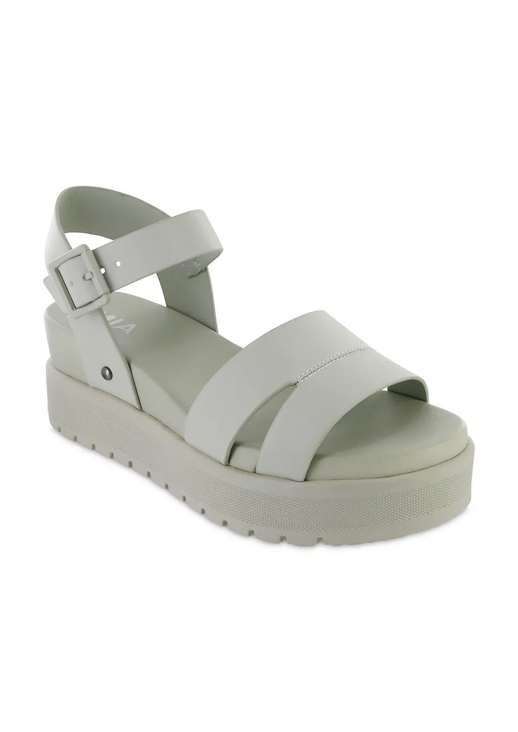 MAYA - SAGE platform sandals