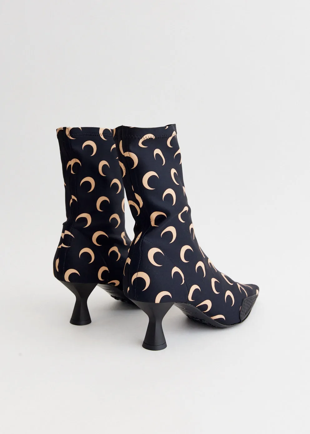 Moon Printed Jersey MS Boots Barefoot feel Canvas Material