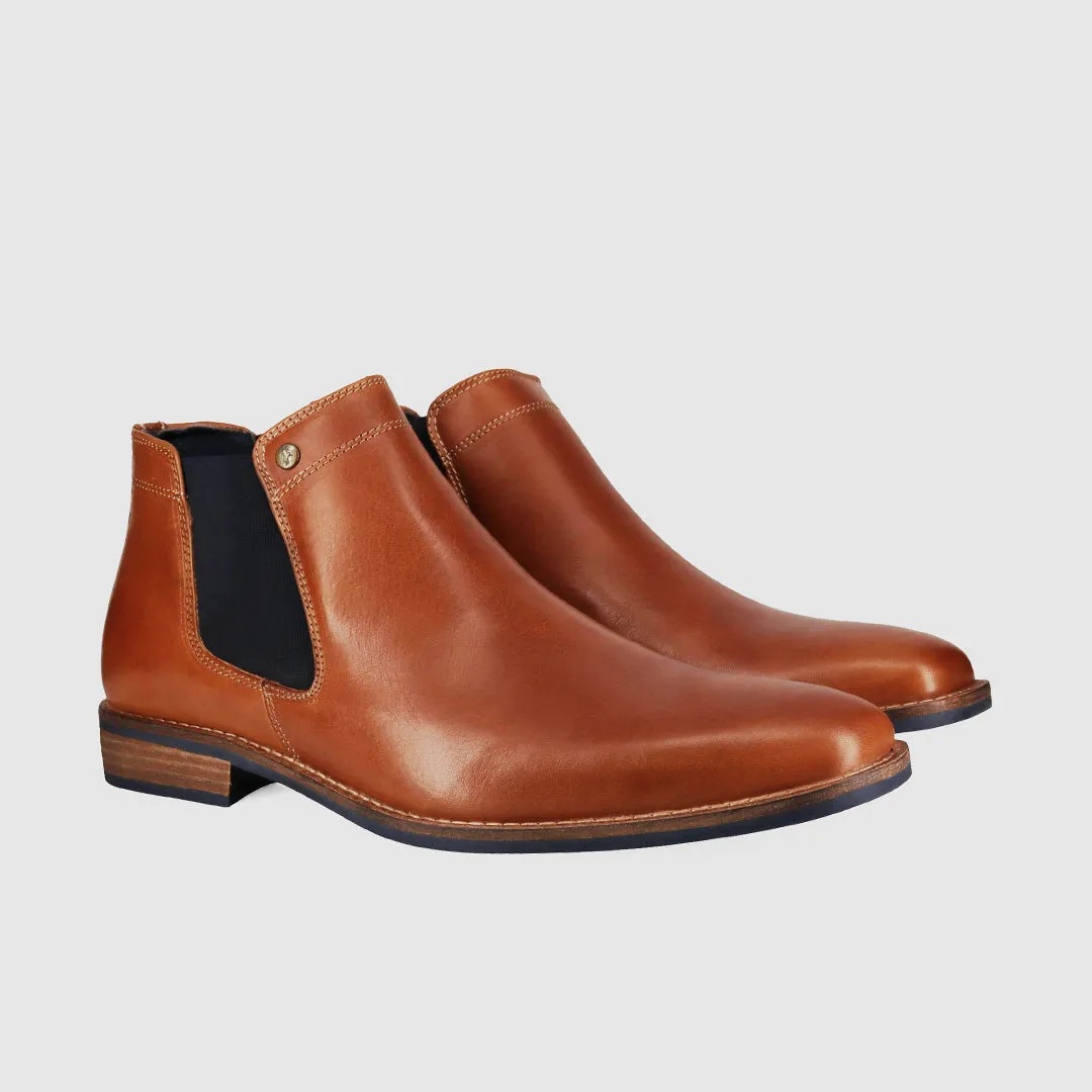 Low Profile Active Nomad Wide Sole Drake Chelsea Boots Tan