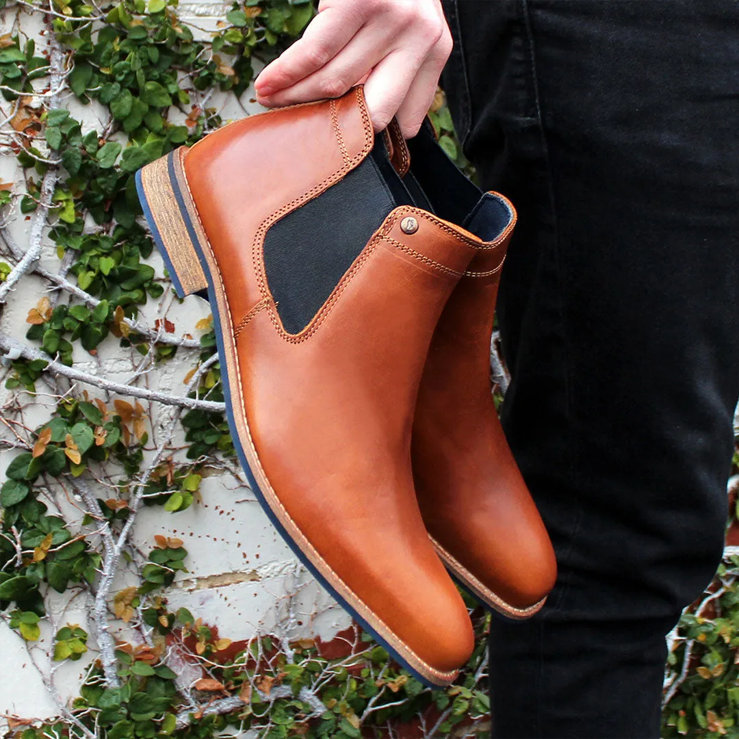 Drake Chelsea Boots Tan Construction Fit