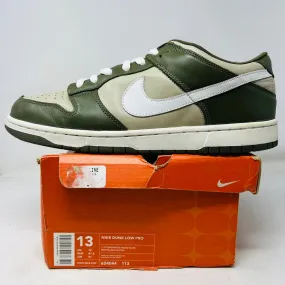 Memory foam insole Nike Dunk Low Pro Light Stone Olive