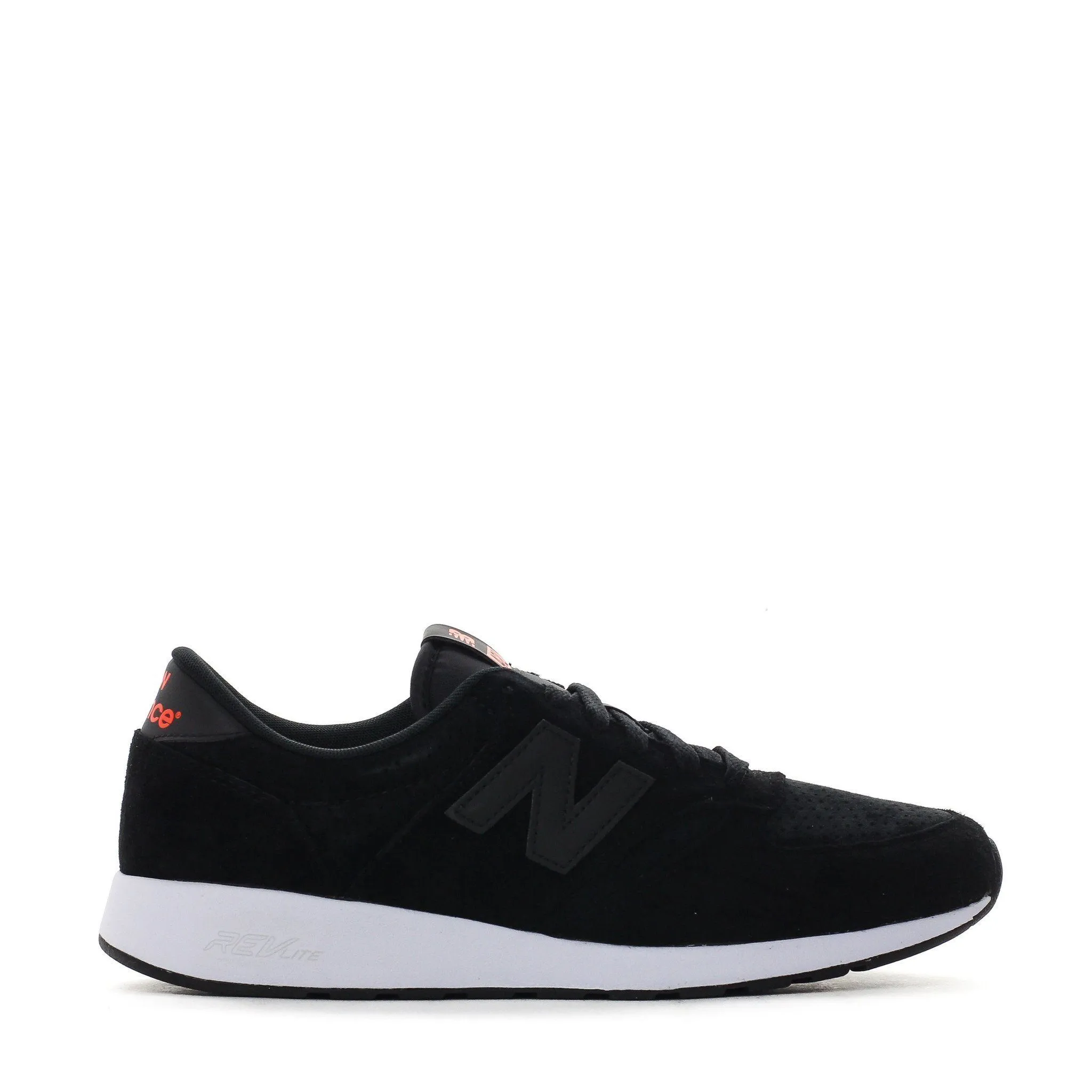 Comfort Collar Design Gel Cushioning NEW BALANCE LIFESTYLE RE-ENGINEERED REVLITE BLACK WHITE MRL420SH ***