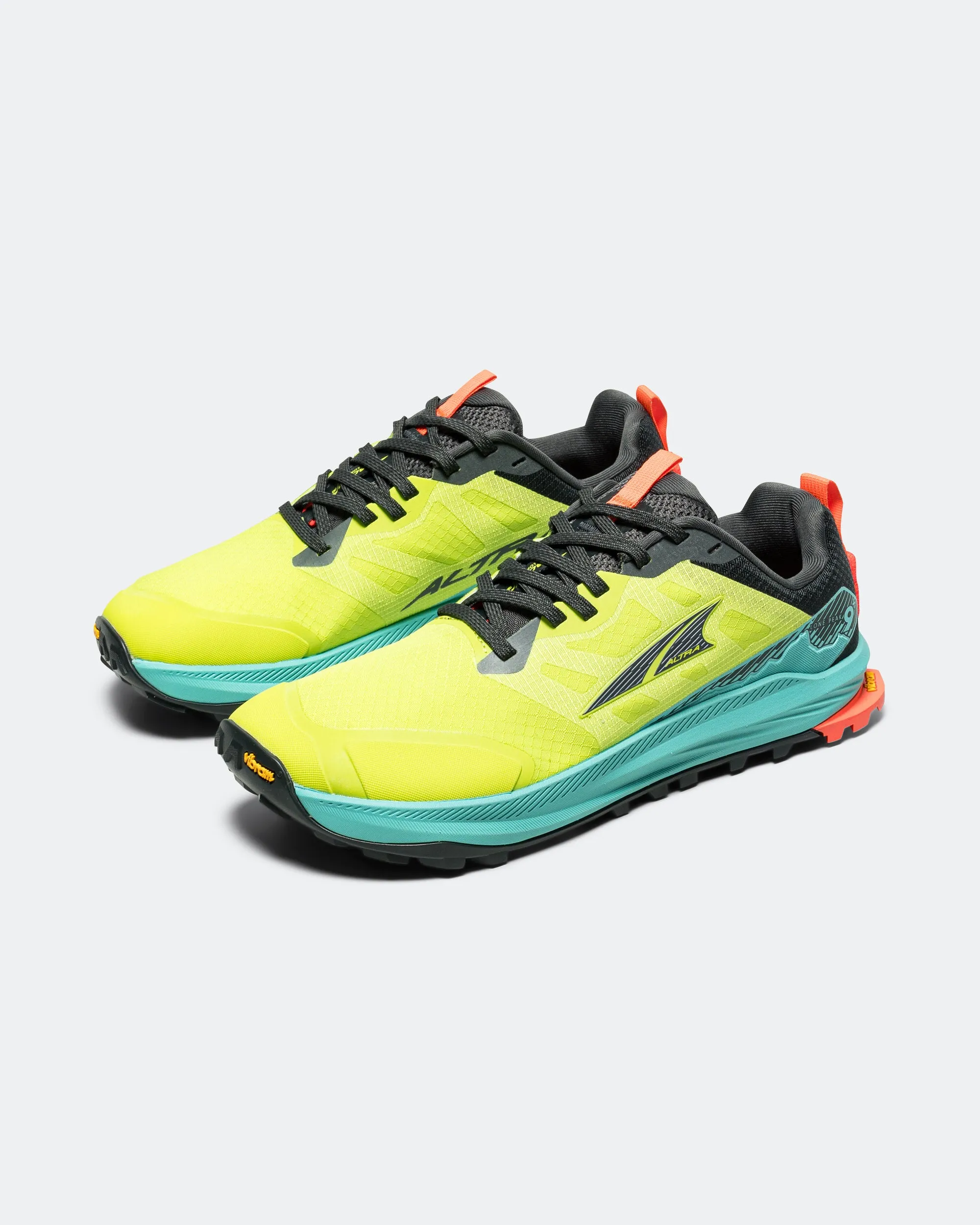 Mens Lone Peak 9  - Lime Freedom Steps