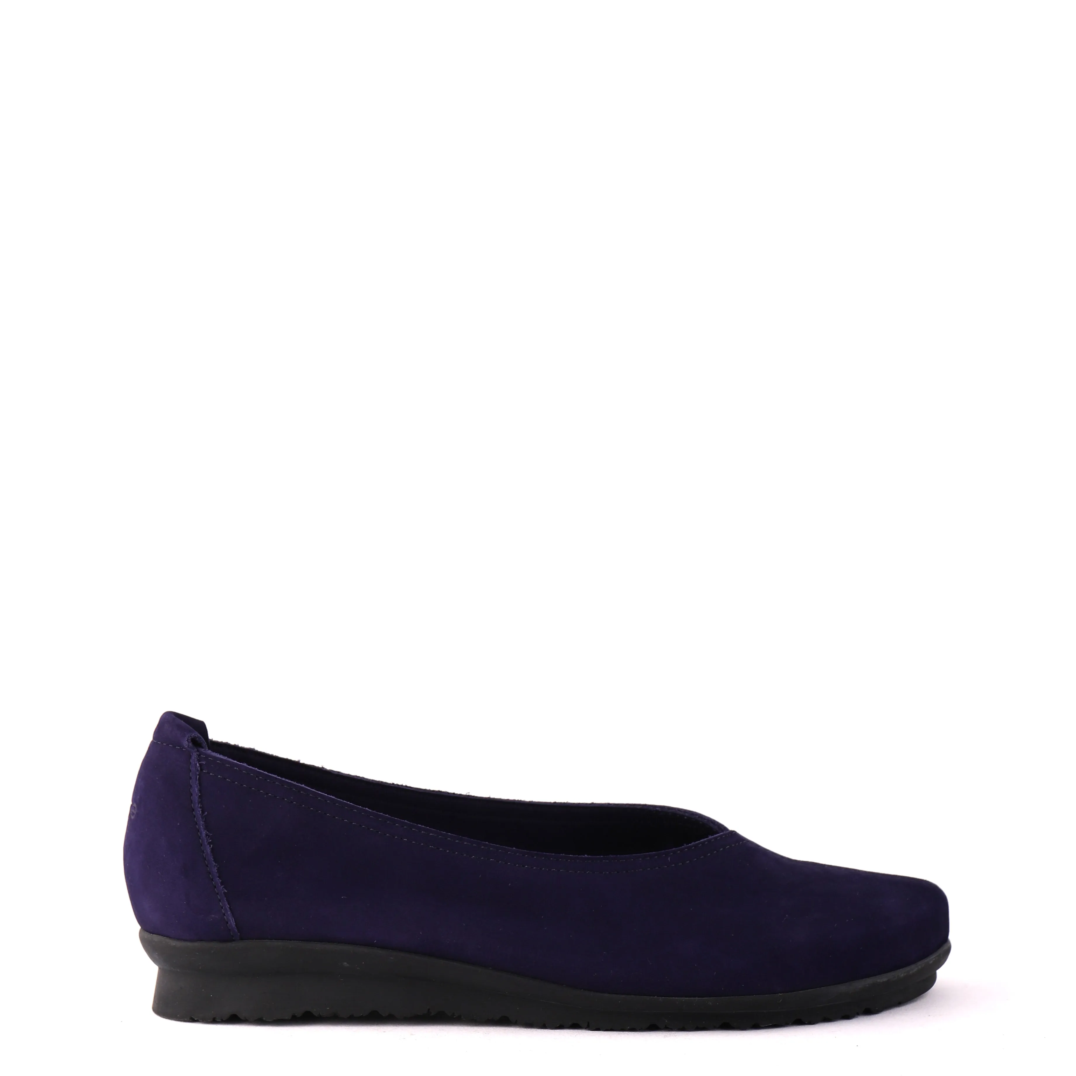 BARENE Dark Indigo Nubuck Comfortable Slip-On