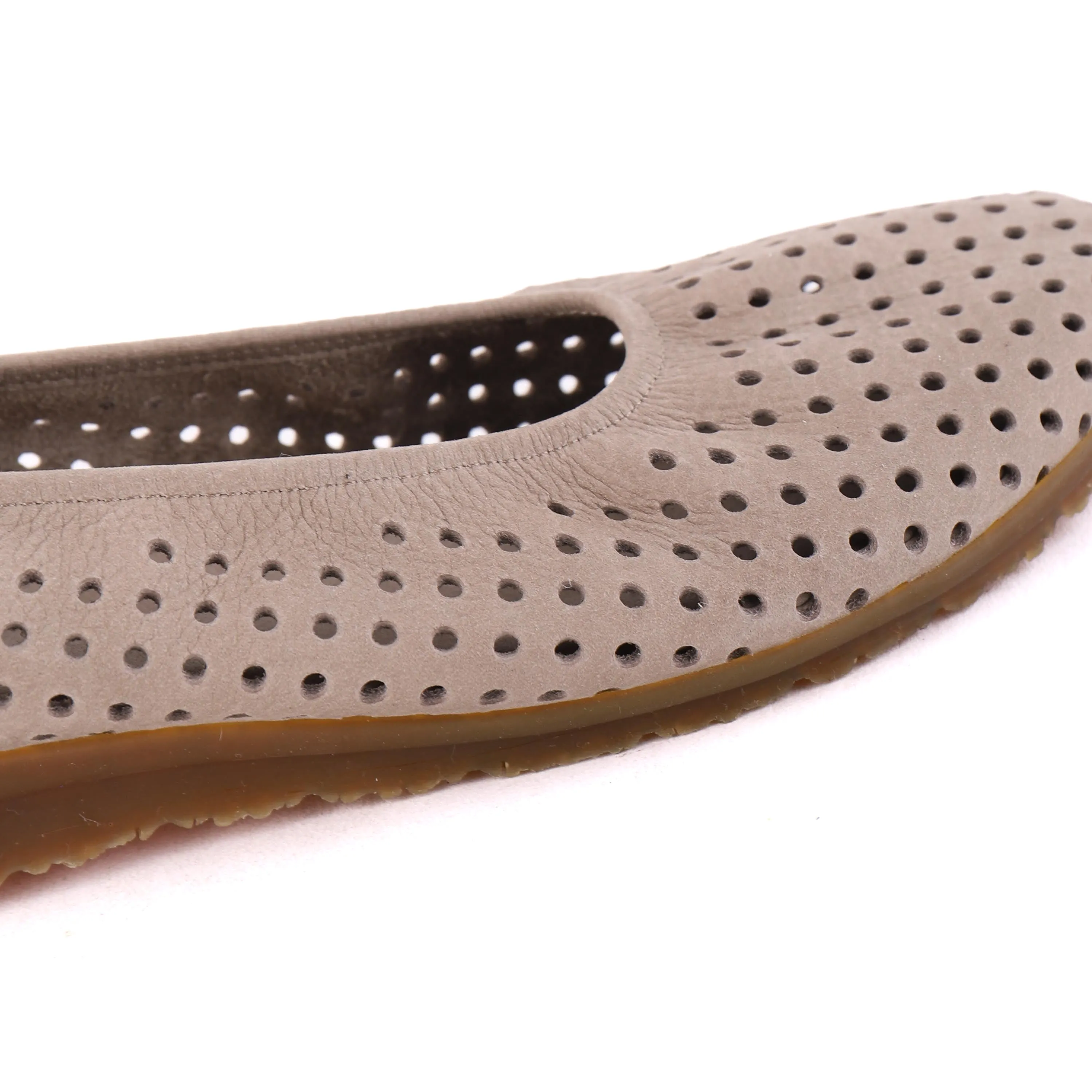 BARRIA Taupe Nubuck Gift Step Breathable All-Day Shoes