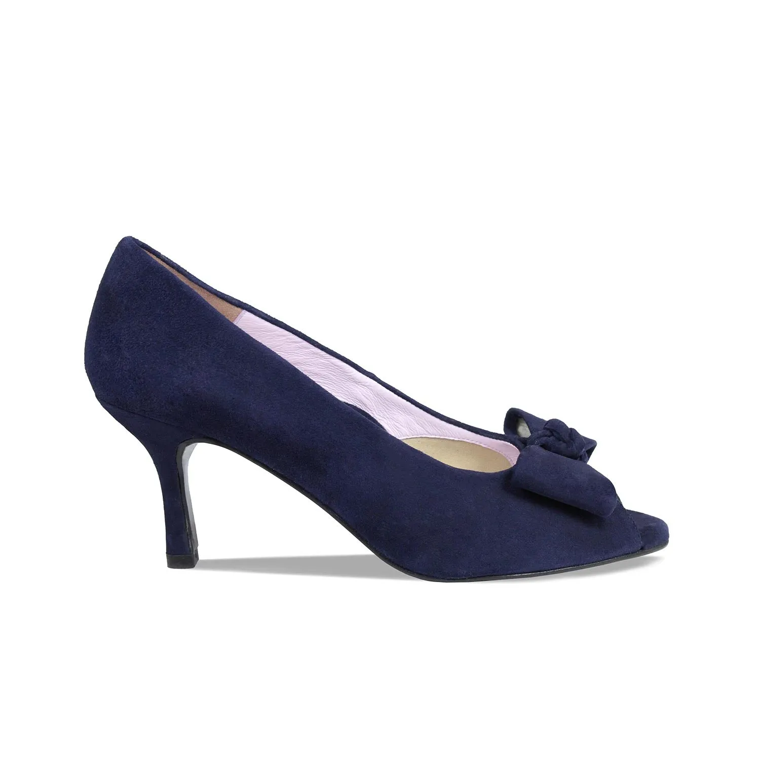 Shelby: Navy Suede Season Ready