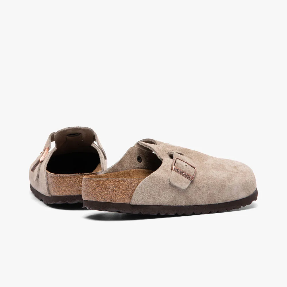 Durable   construction Birkenstock Boston Soft Footbed / Taupe