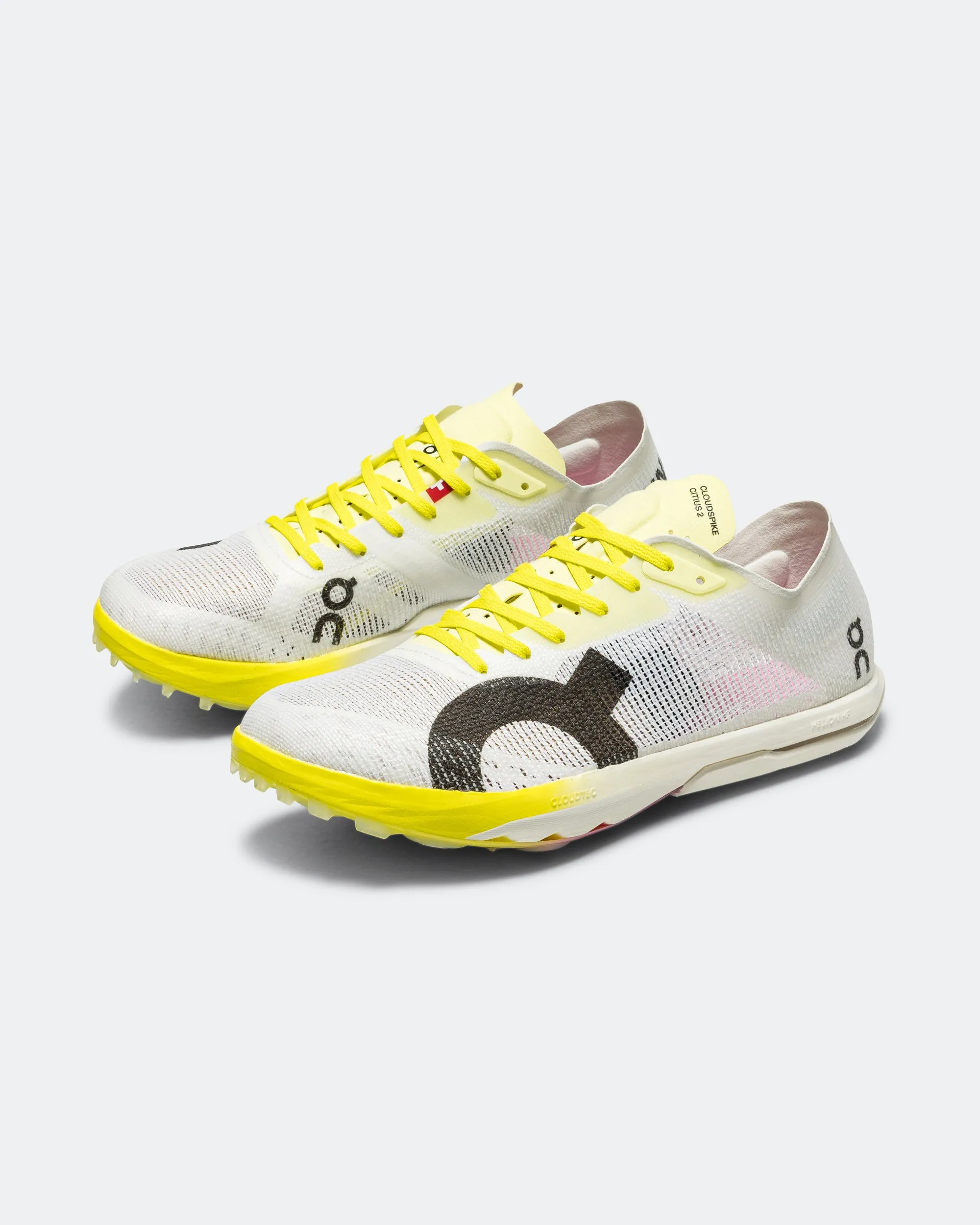 Mens Cloudspike Citius 2 - White/Raspberry Ergo Build