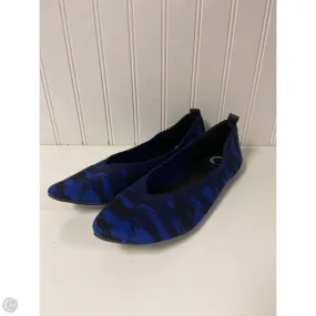 Shoes Flats By Clothes Mentor In Blue, Size: 9.5 Skill Step Soft   sole