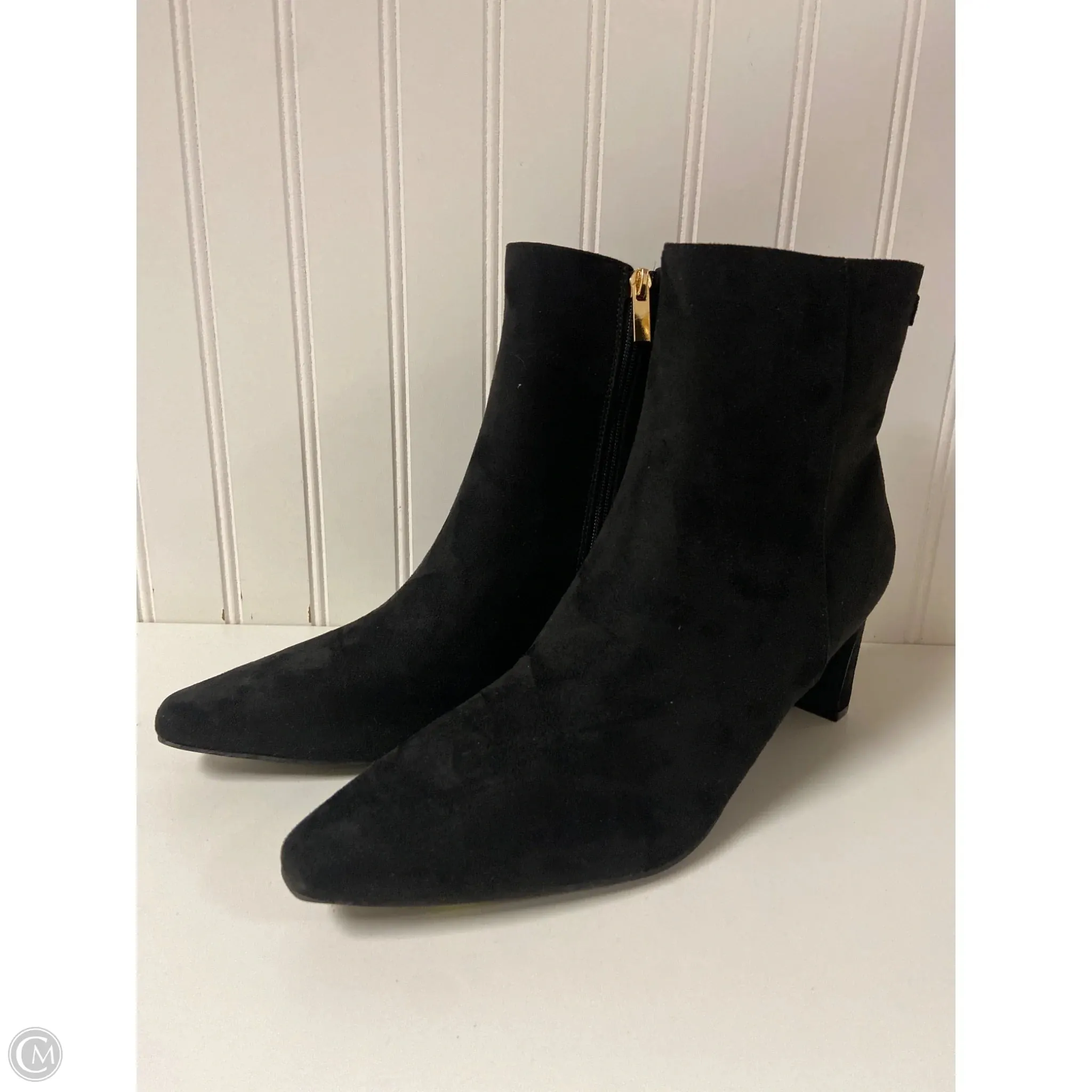 Boots Ankle Heels By Clothes Mentor In Black, Size: 11 Range Jog Compression Molding