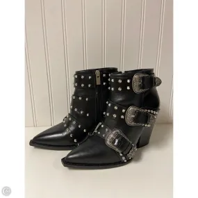 Boots Ankle Heels By Cma In Black, Size: 6 Hardwearing Travel Pair